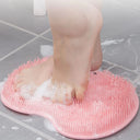 1 Pc Exfoliating Shower Massage Scraper Bath Mat Brush