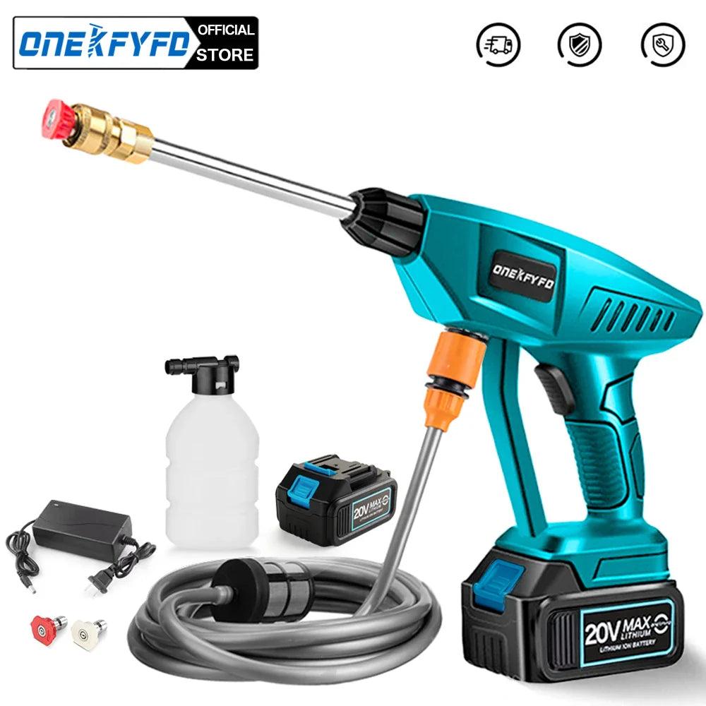 30BAR Cordless High Pressure Cleaner Washer Spray Water Gun Car Wash Pressure Water Cleaning Machine for Makita 18V Battery  ourlum.com   