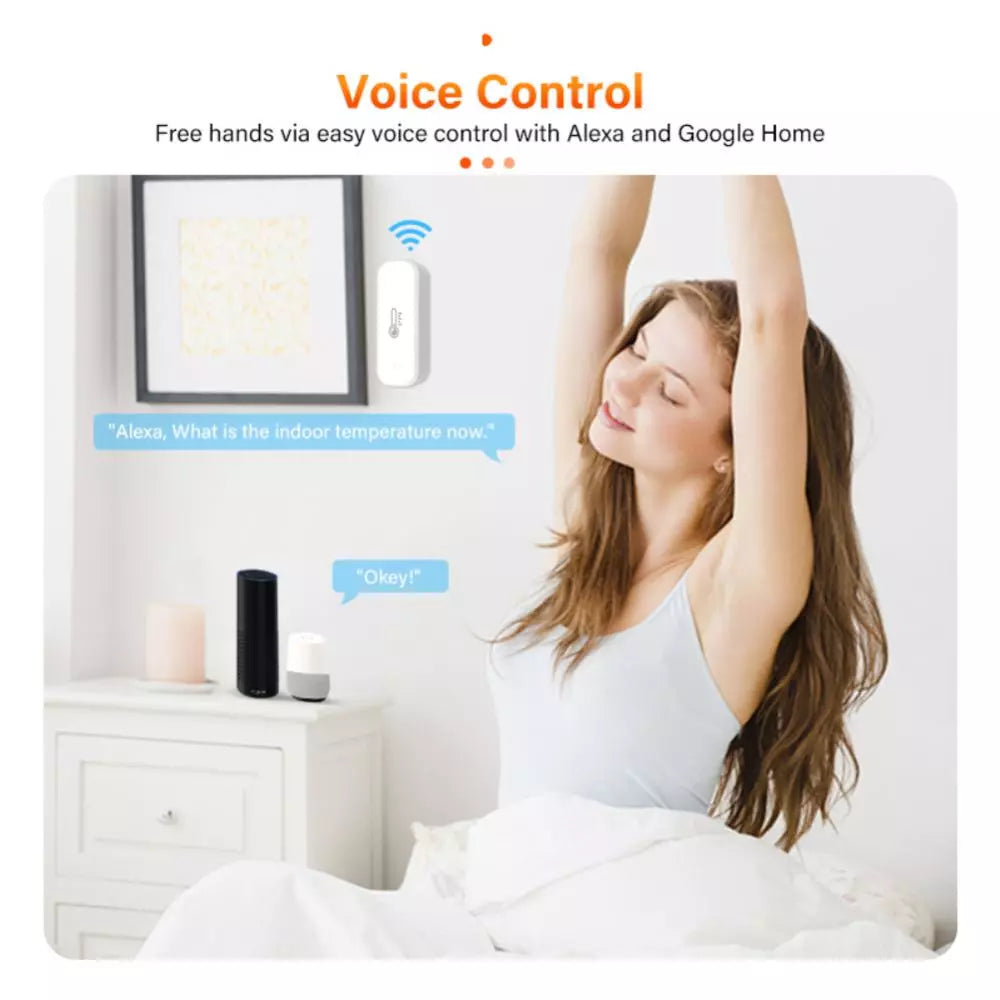 Smart Home Security Sensor: Alexa Integrated for Enhanced Protection  ourlum.com   