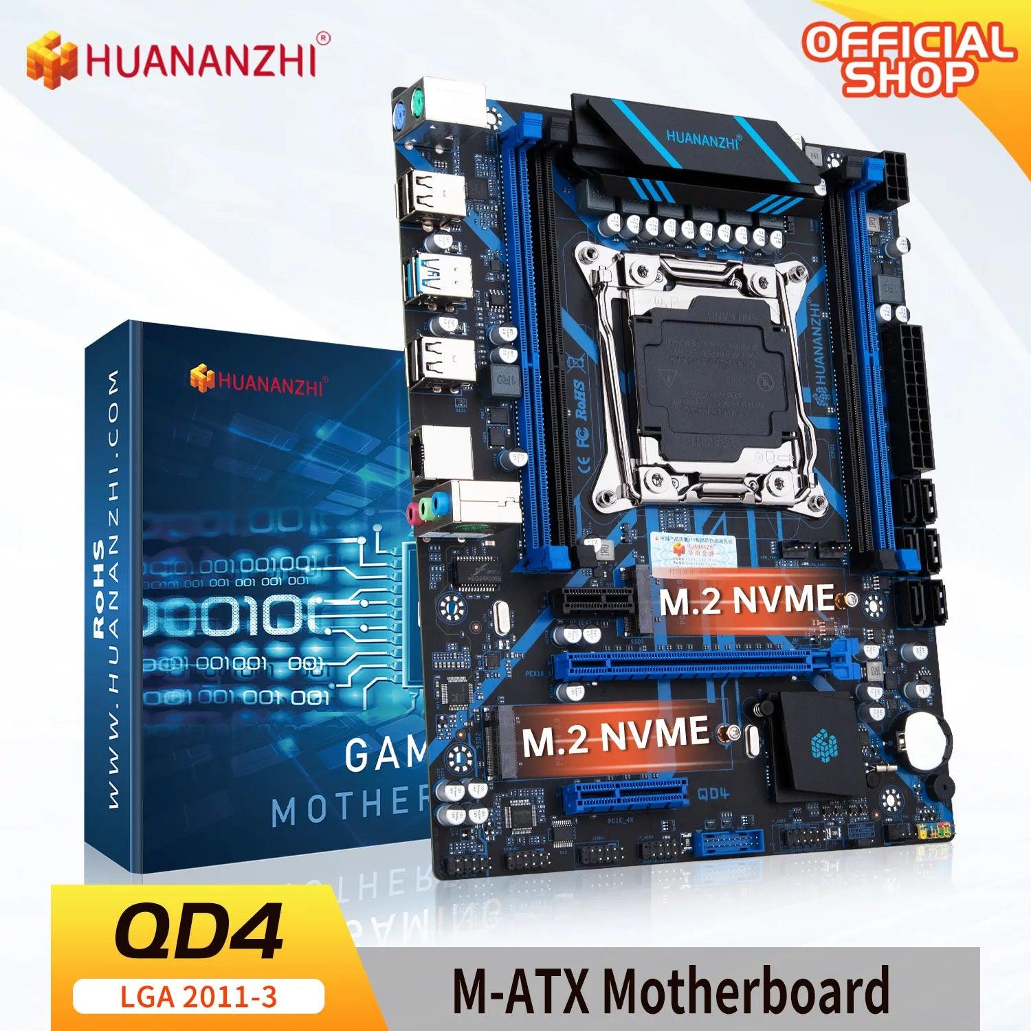 HUANANZHI X99 QD4 Intel E5 2680 V4 Motherboard Combo: Top Performance Kit  ourlum.com   