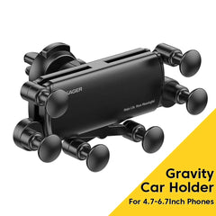 EssagerUniversal Solid Fold Car Phone Holder: Drive Safely with Ease