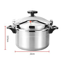 Safe Aluminum Pressure Cooker for Fast Cooking 3L 4L 5L