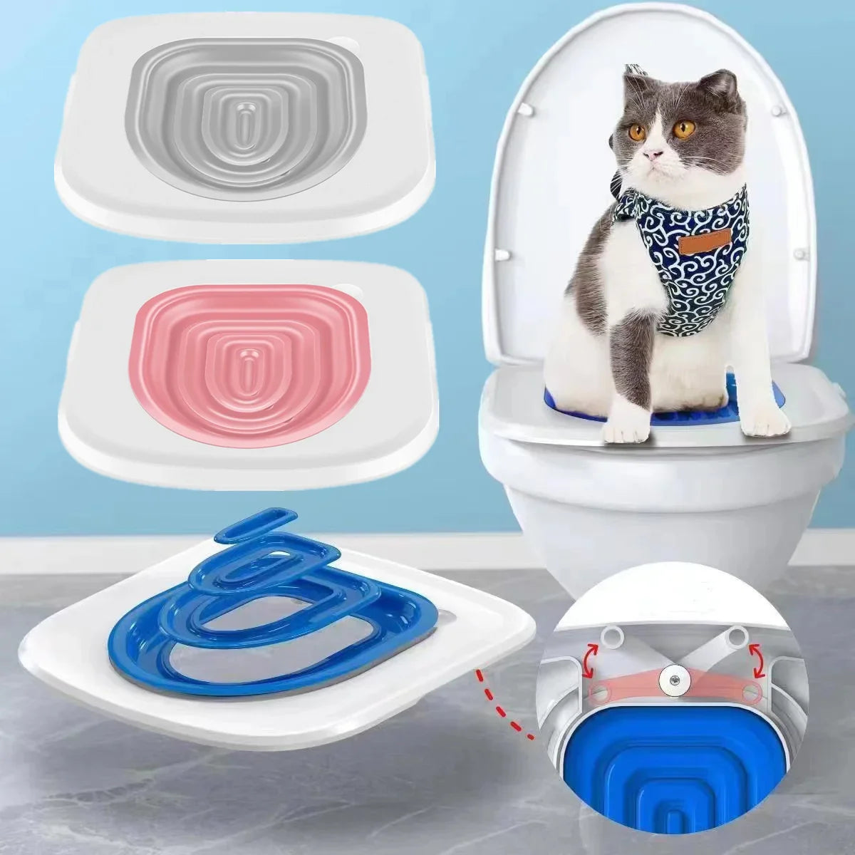 ZK30 Cat Toilet Trainer: Self-Service Training Set for Cats  ourlum.com   