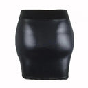 Sleek Faux Leather Bodycon Skirt Chic Women's Fashion Piece