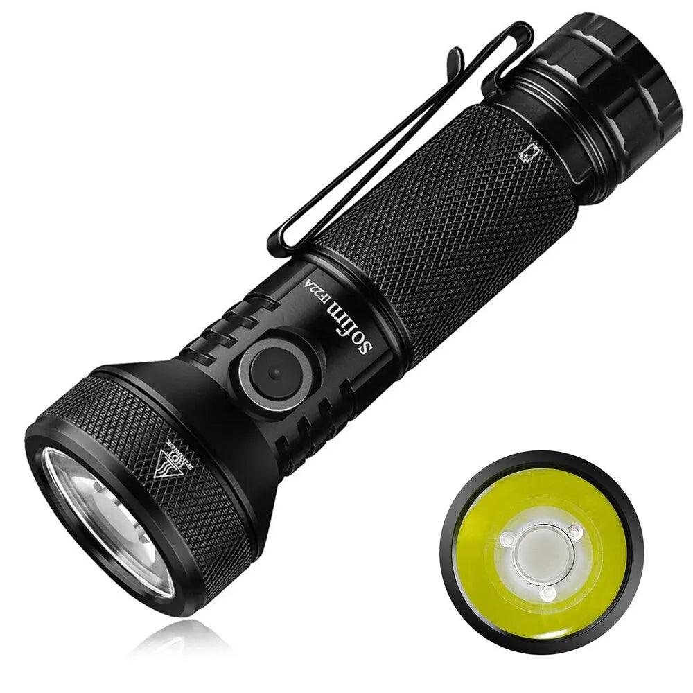 Sofirn IF22A LED Flashlight: Powerful Torch for Outdoor Adventures  ourlum.com Silver  