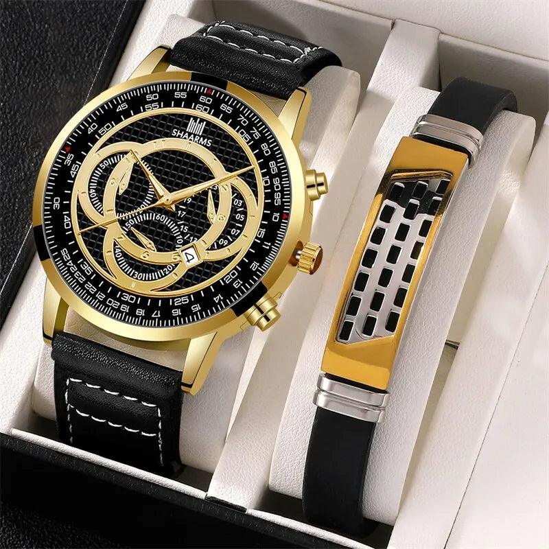 Luxury Quartz Watch: Stylish Timepiece for Men's Elegance  ourlum.com   