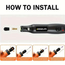 USB Cordless Rotary Tool Kit For Woodworking Engraving Tool