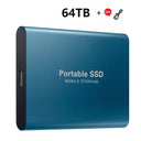  High-speed Portable External Hard Drive: Efficient Data Transfer Work & Study  ourlum.com Blue 64TB  