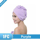 Quick Dry Microfiber Hair Wrap Strong Absorbency Gentle Hair