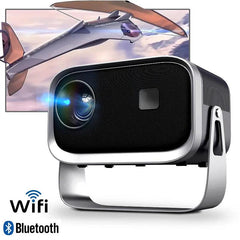 4K Portable Mini Projector with WiFi & Bluetooth for Ultimate Home Theater Experience