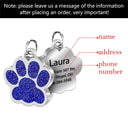 Personalized Stainless Steel Pet ID Tag for Dogs and Cats  ourlum.com K  