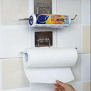 4-in-1 Stainless Steel Kitchen Paper Towel Hook Bathroom Organizer  ourlum.com   