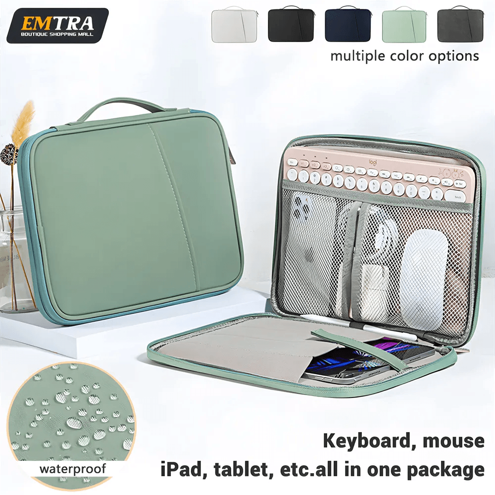 EMTRA Tablet Handbag: Shockproof Protective Cover for iPad Mini, Air, Pro, XiaoMi Pad, Kindle  ourlum.com   