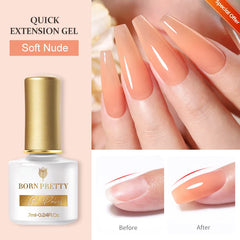 Jelly Nude Gel Polish: Stylish Semi-Transparent Nail Color