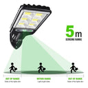 Solar-Powered LED Wall Lamp Eco-Friendly Outdoor Light