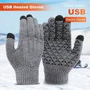 USB Heated Touchscreen Gloves for Winter Sports Activities