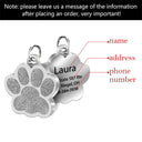 Personalized Stainless Steel Pet ID Tag for Dogs and Cats  ourlum.com L  