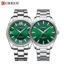 CURREN Men's Elegant Stainless Steel Business Watch Luxury Timepiece