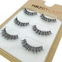 NEW 3Pairs Mink Lashes 3D Mink Eyelashes Invisible Band Natural Black Mink False Eyelash Full Strip cilios posticos Reusable  ourlum.com 3pairs5d07  