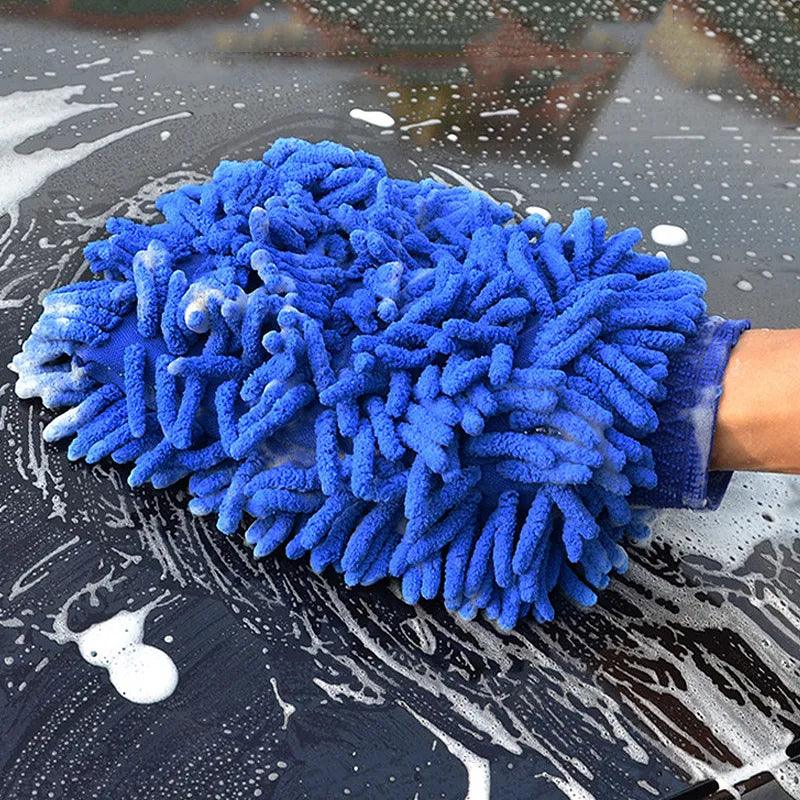 Car Wash Chenille Plush Gloves: Ultimate Cleaning Power & Luxury Touch  ourlum.com   