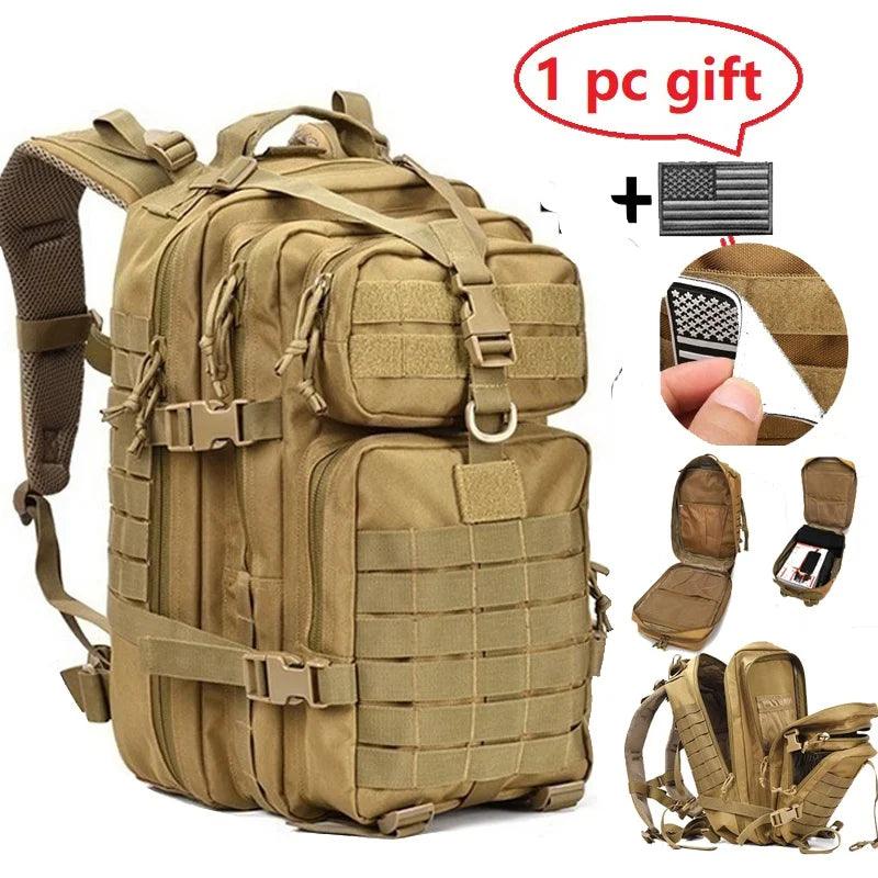 30L/50L 1000D Nylon Waterproof Backpack Outdoor Rucksacks Tactical Sports Camping Hiking Trekking Fishing Hunting Bag  ourlum.com   