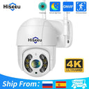 Hiseeu Outdoor Security Camera: Enhanced Human Detection & 4K Clarity  ourlum.com 2MP No Card EU plug CHINA