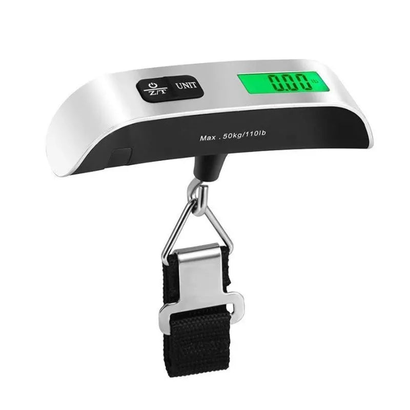 Portable Digital Luggage Scale LCD Display 50kg Travel Bag Weight Balance  ourlum.com   
