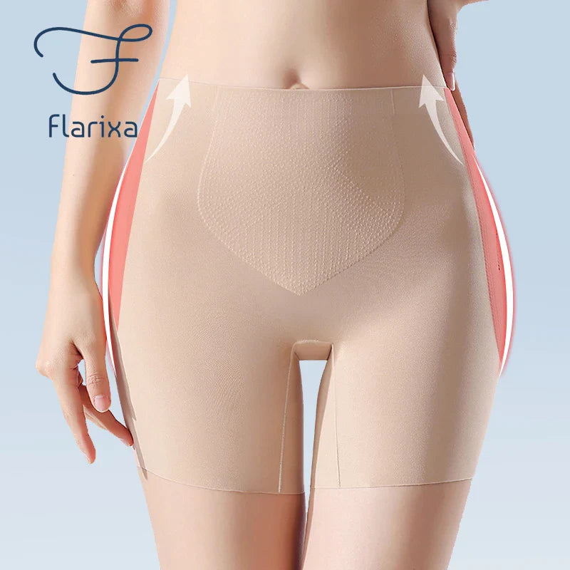 Flarixa Seamless High Waist Butt Lifter Shorts for Tummy Control and Comfort