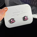 Kiss Jewelry Cute Monster Eyes Stud Earrings Trendy Kpop Fashion Gift