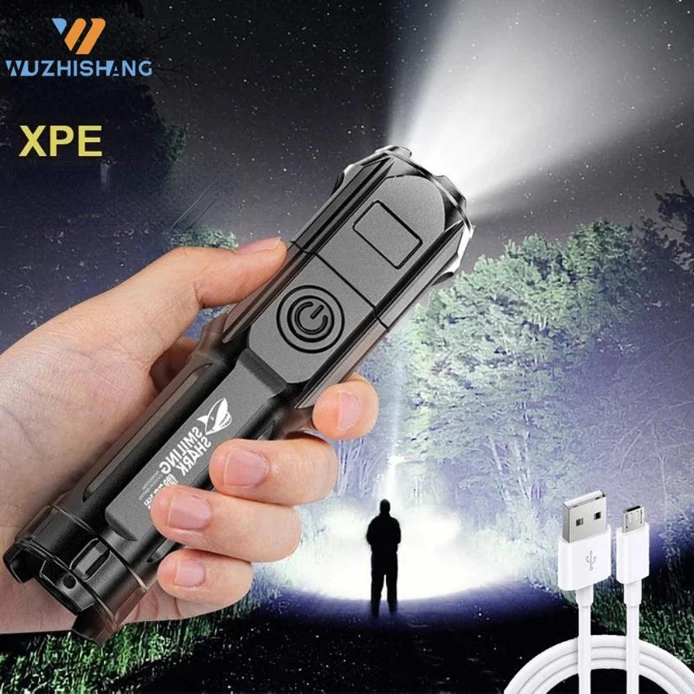 Lumen Rechargeable LED Tactical Flashlight for Fishing and Hunting  ourlum.com   