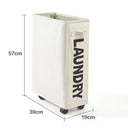 Roller Dirty Clothes Basket Clothes Storage Bag Foldable