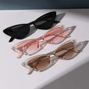 3 Pairs Per Set Small Cat Eye Sunglasses Women Cute Skinny