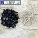 Black Plastic Safety Eyes Set for Amigurumi Crafts and Toys  ourlum.com 10mm-100pcs  