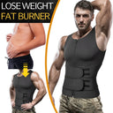 Men Body Shaper Waist Trainer Girdle Sweat Vest Tank Top