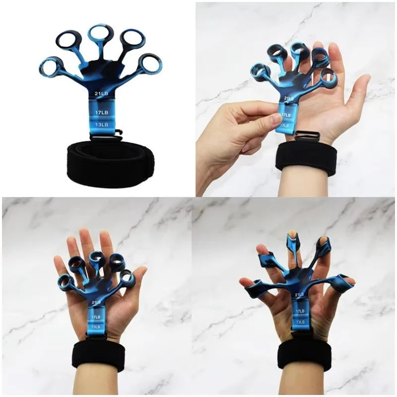 Adjustable Finger Strengthener - 6 Levels of Resistance for Hand and Finger Rehabilitation