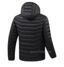 Men Heated Jacket USB Electric Heated Coat for Outdoor Activities