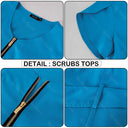 Women Scrubs Set Zipper Collar Beauty Clothes High Quality