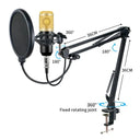 BM800 V8 Sound Card Set Audio Condenser Mic for Streaming