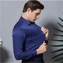 X- Stretch Men's Long-sleeved Shirt Formal Social Non-iron