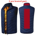 New 17 Heated Vest Jacket Fashion for Men Women Winter