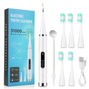 Sonic Dental Calculus Remover & Teeth Whitening Toothbrush Kit  ourlum.com with 5 heads  