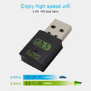 High-Speed Wireless USB WiFi Bluetooth Adapter Dual Band Connectivity