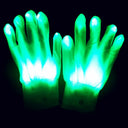 Halloween LED Purge Neon Light Up Mask With LED Gloves