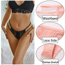 Luxurious Lace Waist Belt Thong Panties for Seductive Comfort