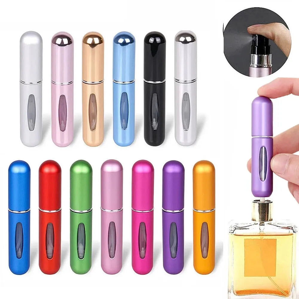 Aluminum Perfume Atomizer: Stylish Eco-Friendly Spray Bottle for Travel