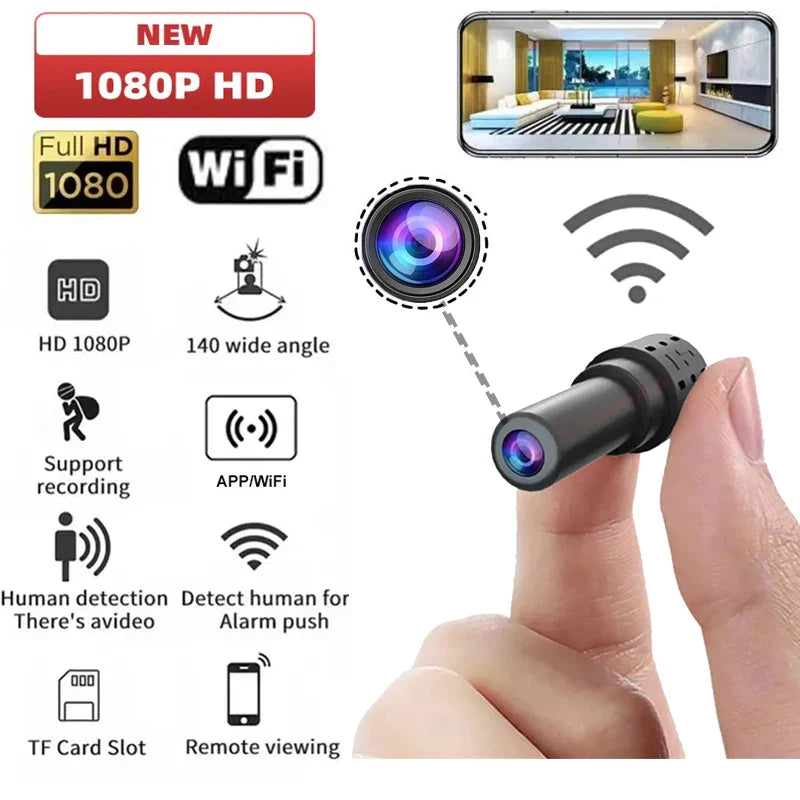 Mini Wireless Home Security Camera: Baby Video Surveillance IP Cam Audio Recorder  ourlum.com   