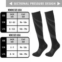 Performance Boosting Men's Compression Socks for Active Use