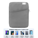 Tablet Handbag Case: Stylish Shockproof Pouch for Various Tablets  ourlum.com gray 11in 