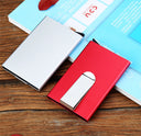 Slim Metal Card Wallet Business Minimalist RFID Cardholder