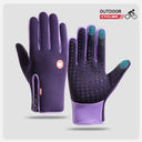 Men's Cycling Gloves Winter Touchscreen Warm Waterproof Non-Slip